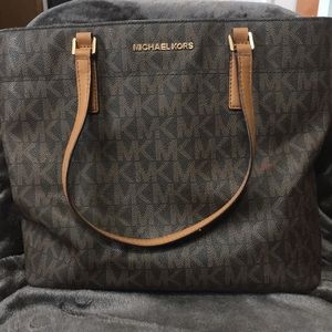 Genuine Monogram MICHAEL Michael Kors Handbag